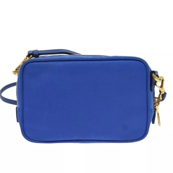 PRADA Shoulder Bag Nylon Blue Auth - Picture 5 of 7